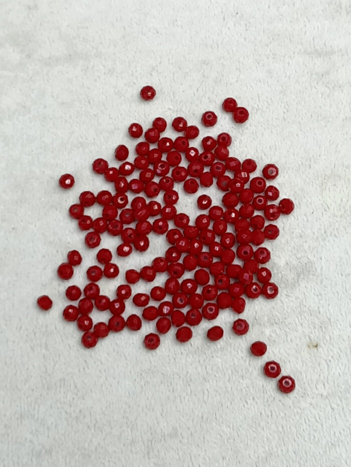 Kristal Boncuk Bordo