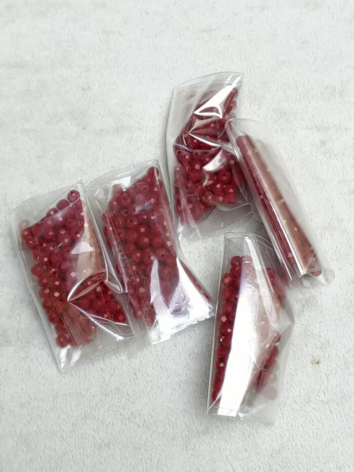 Kristal Boncuk Bordo