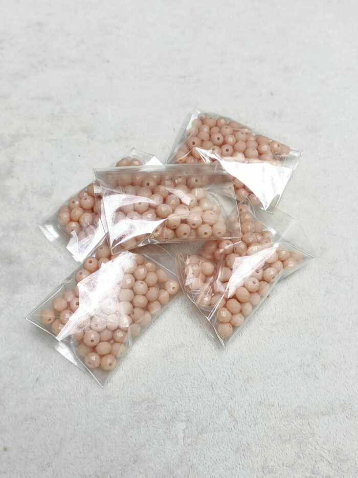 Kristal Boncuk Pudra Renk