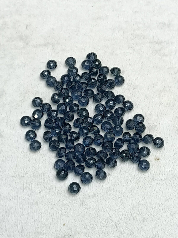 Kristal Boncuk Safir Mavisi