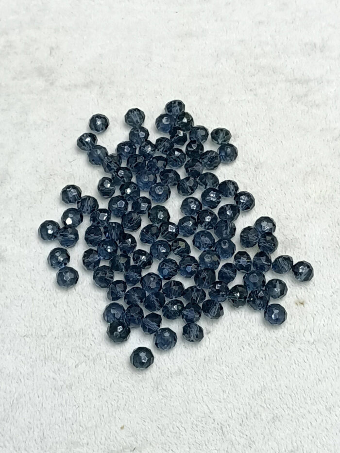 Kristal Boncuk Safir Mavisi